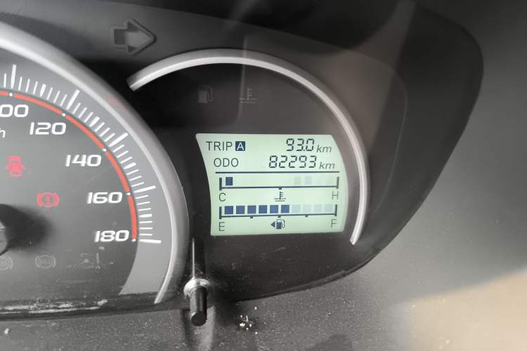 Used CHANGAN OSHAN Olisway 2013 1.4L Manual Jingxiang Model Odometer Close Up