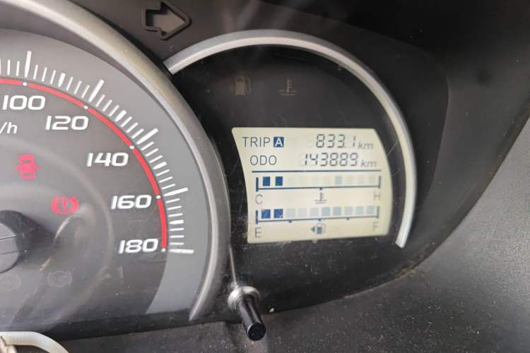 Used CHANGAN OSHAN Olisway 2013 1.2L Manual Comfort Model Odometer Close Up