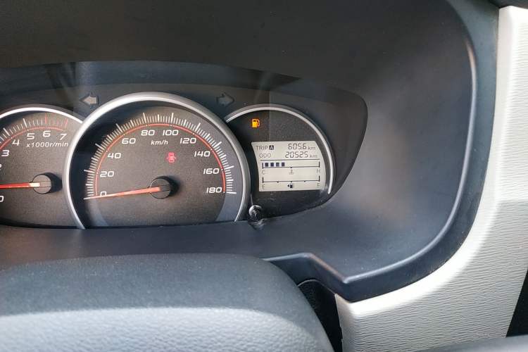 Used CHANGAN OSHAN Olisway 2013 1.2L Manual Elite Model Odometer Close Up
