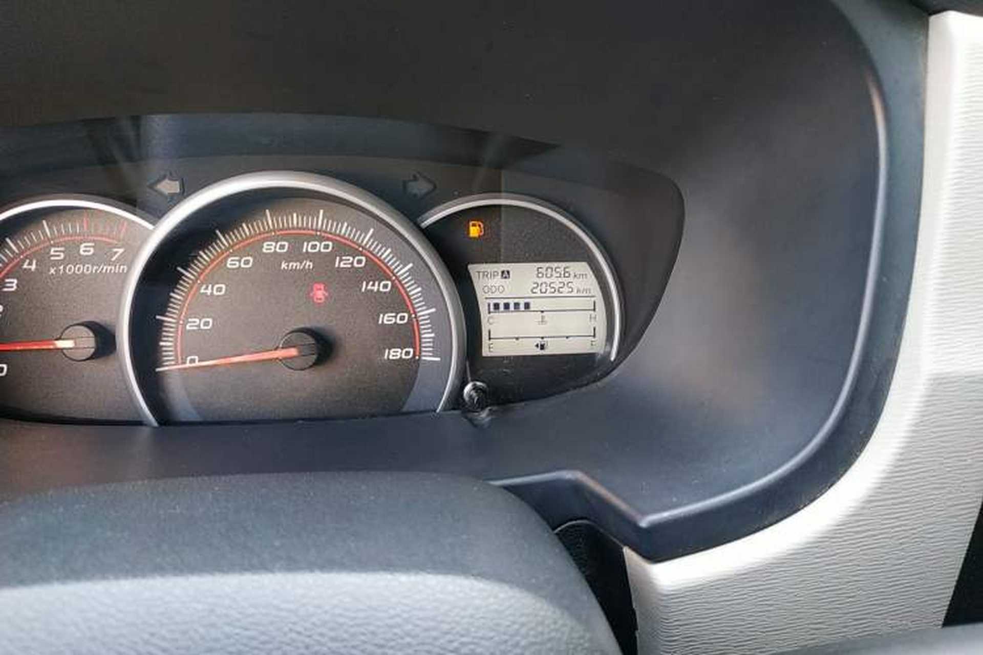 Used CHANGAN OSHAN Olisway 2013 1.2L Manual Elite Model Odometer Close Up