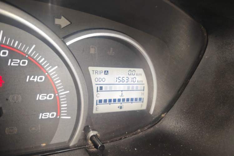 Used CHANGAN OSHAN Olisway 2013 1.2L Manual Elite Model Odometer Close Up