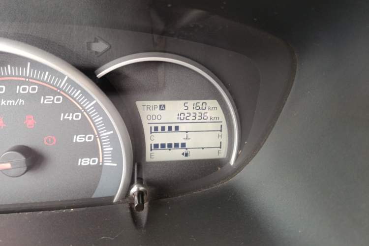 Used CHANGAN OSHAN Olisway 2013 1.4L Manual Jingxiang Model Odometer Close Up
