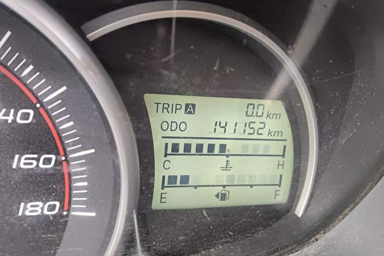 Used CHANGAN OSHAN Olisway 2013 1.4L Manual Jingxiang Model Odometer Close Up