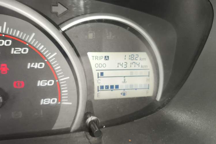 Used CHANGAN OSHAN Olisway 2013 1.2L Manual Comfort Model Odometer Close Up