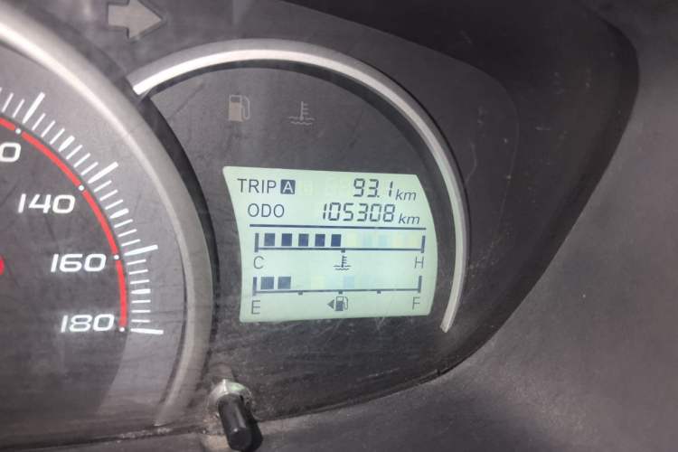 Used CHANGAN OSHAN Olisway 2013 1.2L Manual Elite Model Odometer Close Up