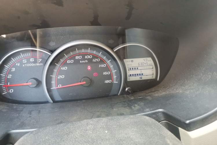 Used CHANGAN OSHAN Olisway 2013 1.2L Manual Elite Model Odometer Close Up