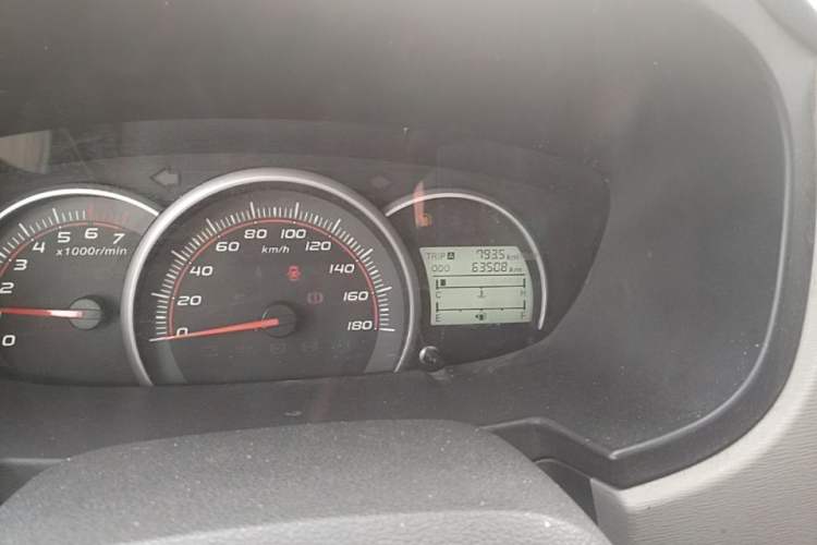 Used CHANGAN OSHAN Olisway 2013 1.2L Manual Comfort Model Odometer Close Up