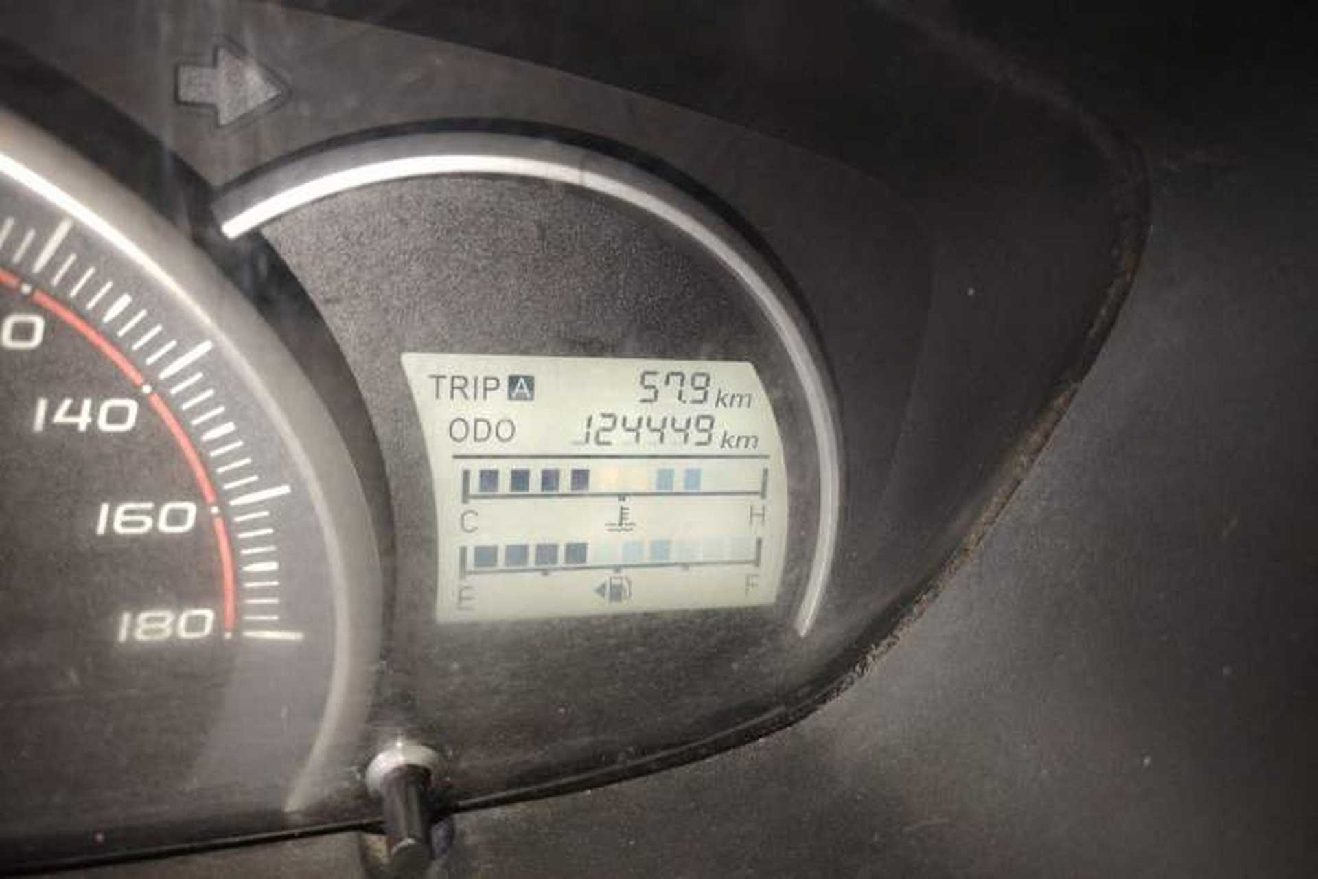 Used CHANGAN OSHAN Olisway 2013 1.2L Manual Elite Model Odometer Close Up