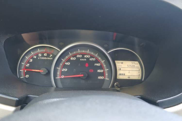 Used CHANGAN OSHAN Olisway 2013 1.2L Manual Elite Model Odometer Close Up