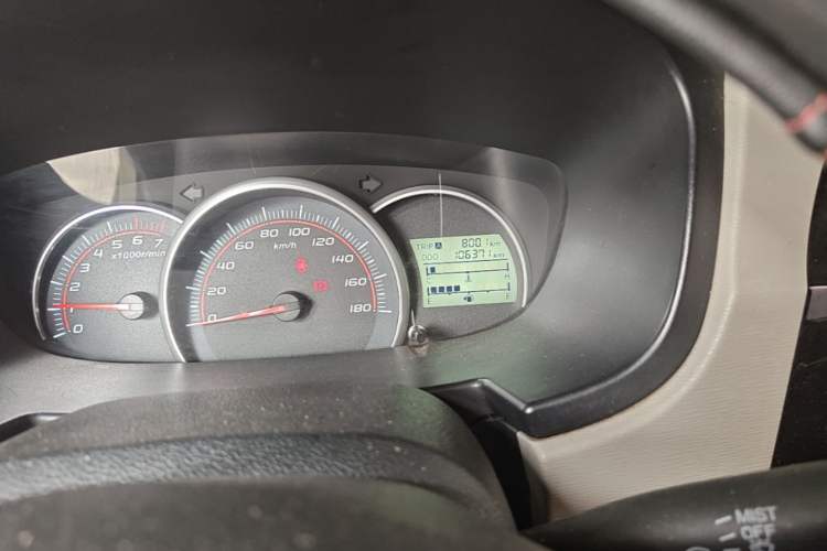 Used CHANGAN OSHAN Olisway 2013 1.2L Manual Elite Model Odometer Close Up