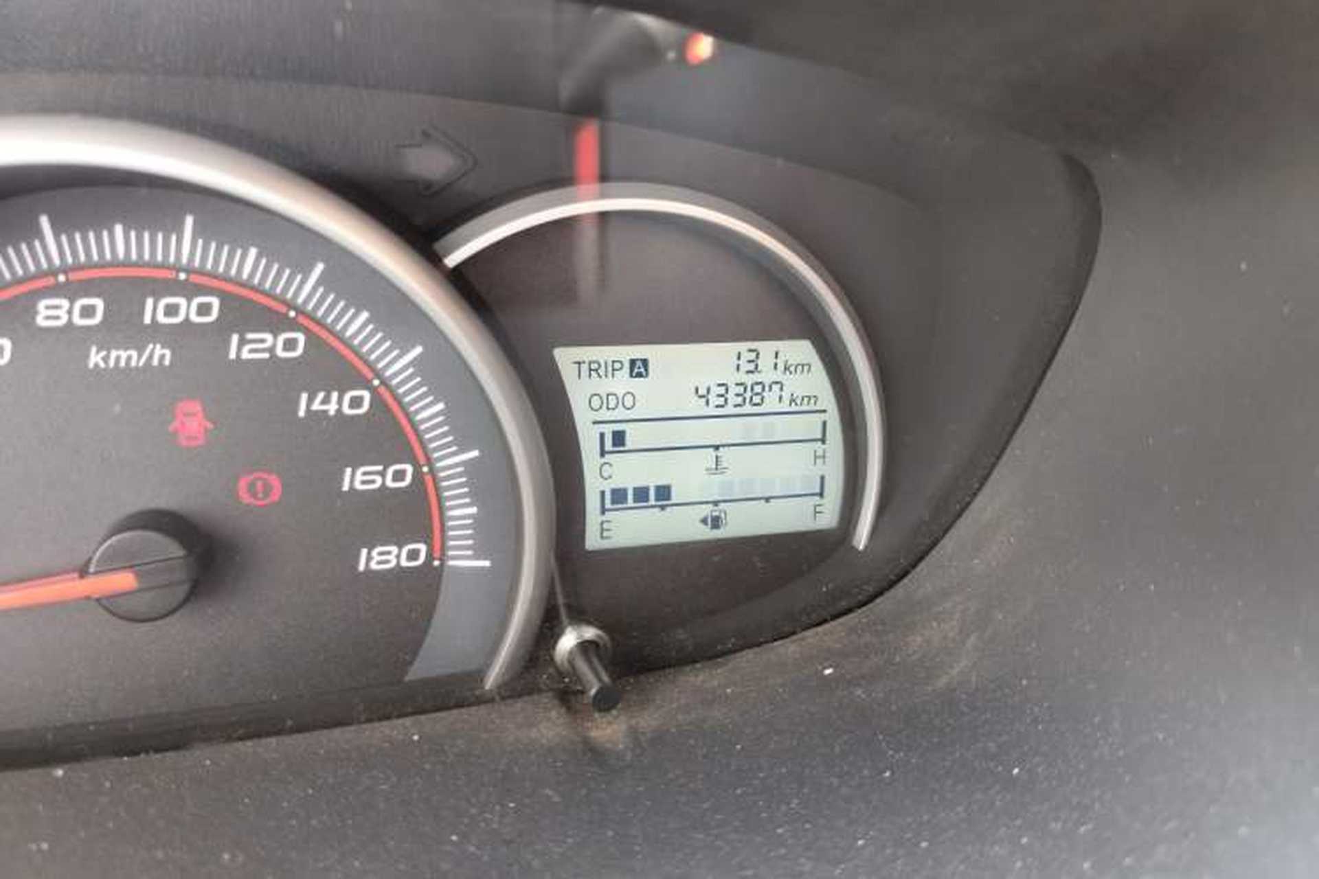 Used CHANGAN OSHAN Olisway 2014 X6 1.4L Manual Luxury Model Odometer Close Up