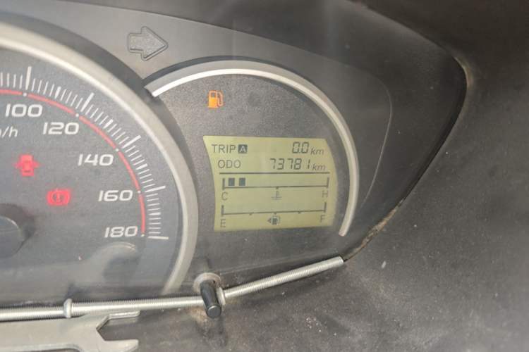 Used CHANGAN OSHAN Olisway 2015 1.2L Manual Enjoyment Model Odometer Close Up