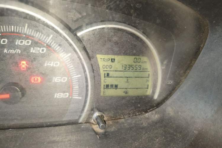 Used CHANGAN OSHAN Olisway 2015 1.2L Manual Enjoyment Model Odometer Close Up