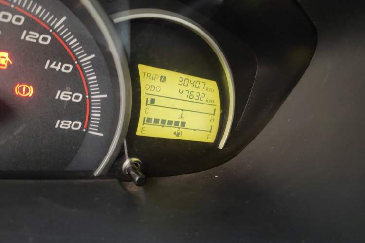 Used CHANGAN OSHAN Olisway 2015 1.2L Manual Enjoyment Model Odometer Close Up