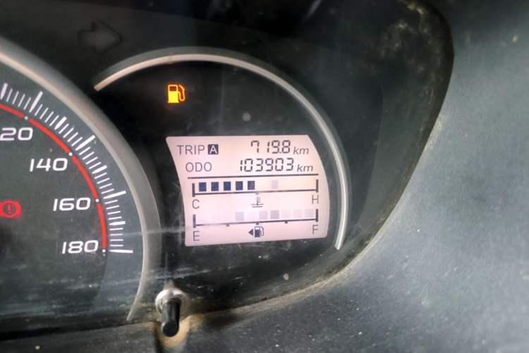 Used CHANGAN OSHAN Olisway 2015 1.2L Manual Enjoyment Model Odometer Close Up