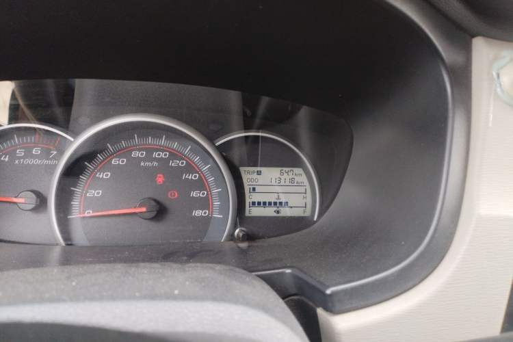 Used CHANGAN OSHAN Olisway 2015 1.2L Manual Enjoyment Model Odometer Close Up