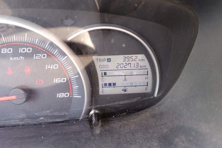 Used CHANGAN OSHAN Olisway 2015 1.2L Manual Enjoyment Model Odometer Close Up