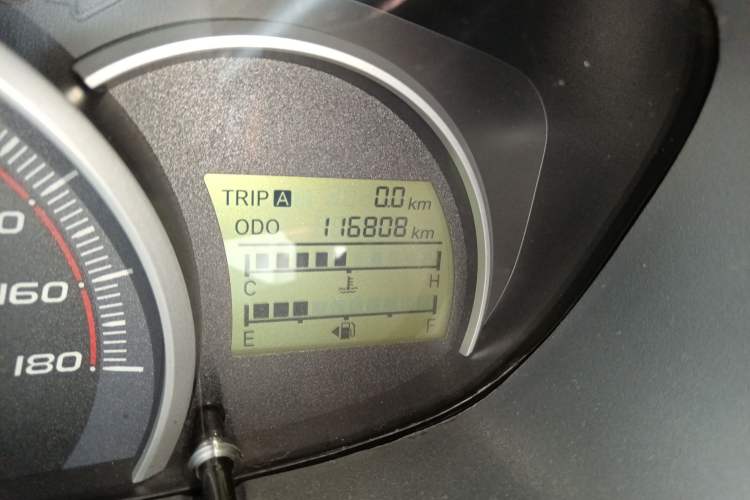 Used CHANGAN OSHAN Olisway 2015 1.2L Manual Enjoyment Model Odometer Close Up