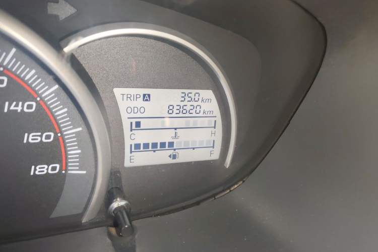 Used CHANGAN OSHAN Olisway 2015 X6 1.4L Manual Mount Everest Edition Odometer Close Up