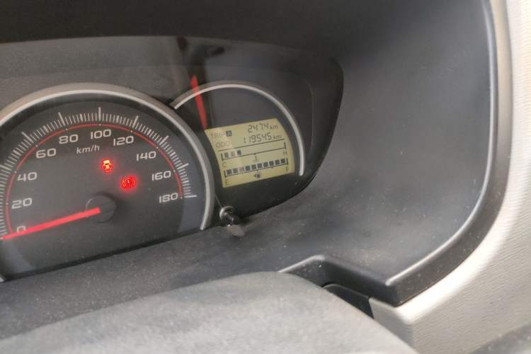 Used CHANGAN OSHAN Olisway 2015 1.2L Manual Enjoyment Model Odometer Close Up