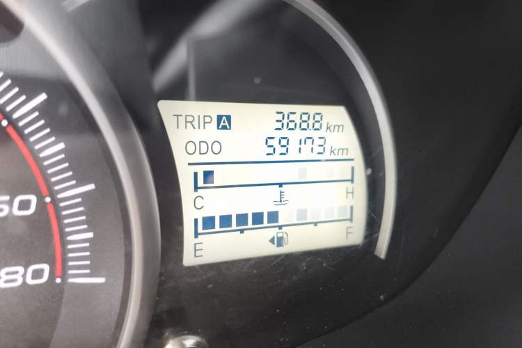 Used CHANGAN OSHAN Olisway 2015 1.2L Manual Enjoyment Model Odometer Close Up