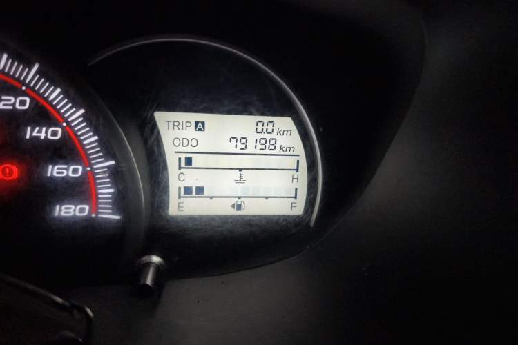 Used CHANGAN OSHAN Olisway 2015 1.2L Manual Enjoyment Model Odometer Close Up