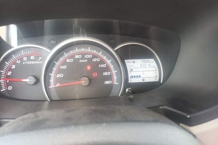 Used CHANGAN OSHAN Olisway 2015 1.2L Manual Enjoyment Model Odometer Close Up