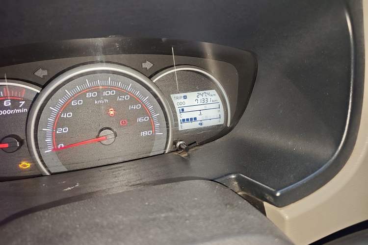 Used CHANGAN OSHAN Olisway 2015 1.2L Manual Enjoyment Model Odometer Close Up