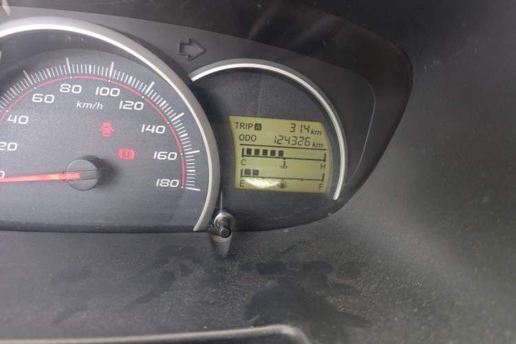 Used CHANGAN OSHAN Olisway 2015 1.2L Manual Enjoyment Model Odometer Close Up