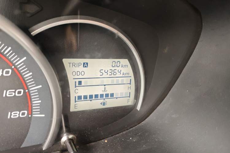 Used CHANGAN OSHAN Olisway 2015 1.2L Manual Enjoyment Model Odometer Close Up