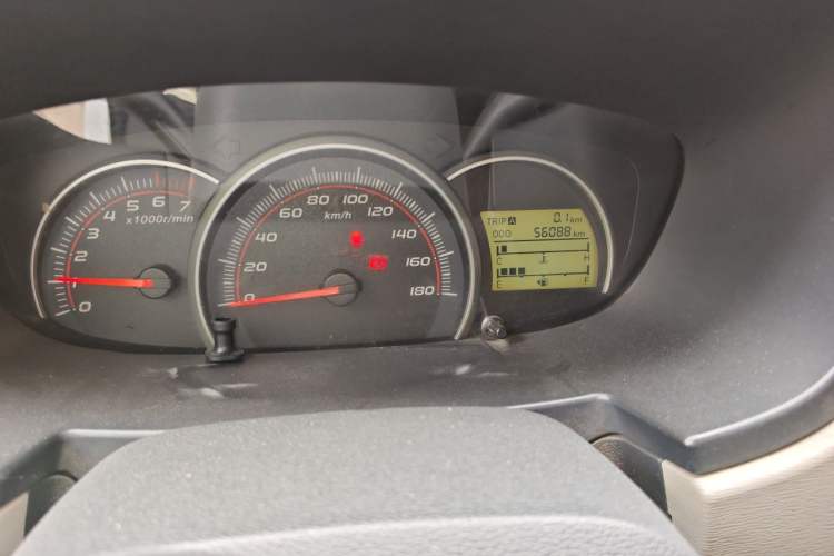 Used CHANGAN OSHAN Olisway 2015 1.2L Manual Enjoyment Model Odometer Close Up