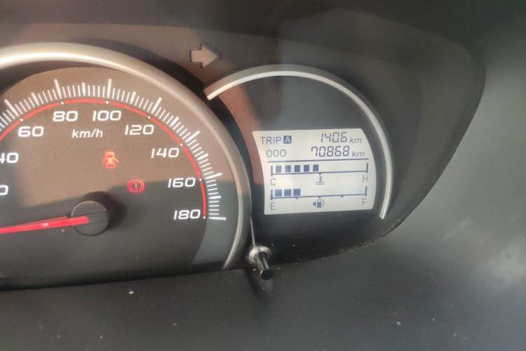 Used CHANGAN OSHAN Olisway 2015 1.2L Manual Enjoyment Model Odometer Close Up