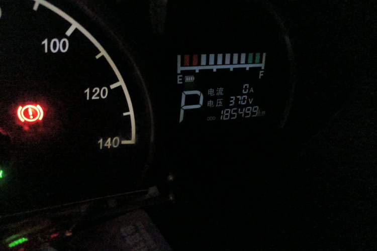 Used CHANGAN OSHAN Olisway EV 2017 Elite Model Odometer Close Up