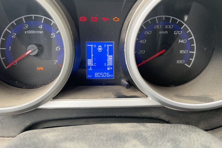 Used CHANGAN OSHAN Ounuo S 2014 1.5L Base Version Odometer Close Up