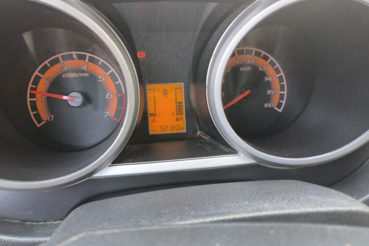 Used CHANGAN OSHAN Ounuo S 2017 1.5L Base Version Odometer Close Up