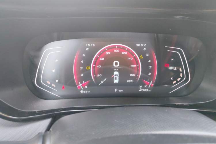 Used CHANGAN OSHAN X5 2021 1.5T DCT Flagship Edition Odometer Close Up
