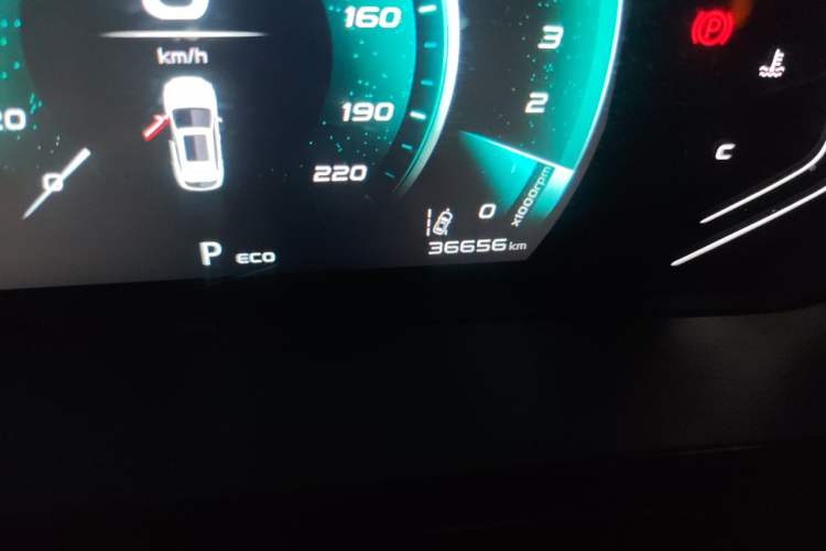 Used CHANGAN OSHAN X5 2021 1.5T DCT Flagship Edition Odometer Close Up