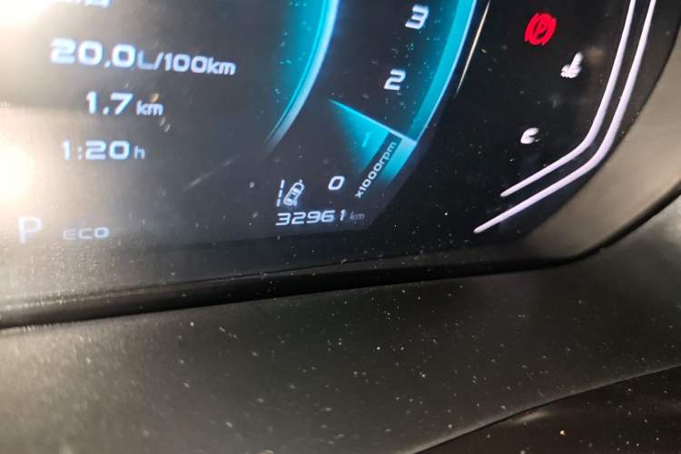 Used CHANGAN OSHAN X5 2021 1.5T DCT Flagship Edition Odometer Close Up
