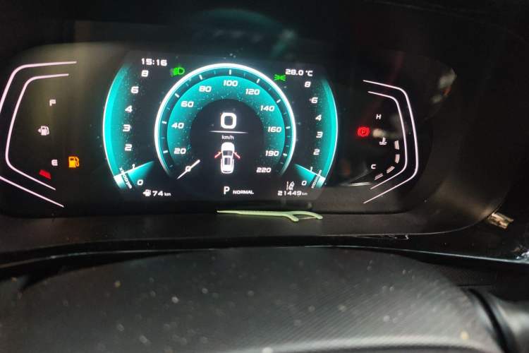 Used CHANGAN OSHAN X5 2021 1.5T DCT Flagship Edition Odometer Close Up