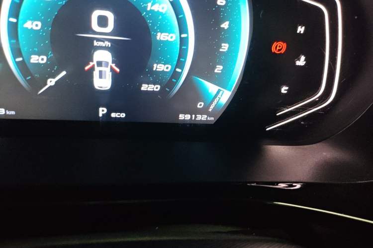 Used CHANGAN OSHAN X5 2021 1.5T DCT Prestige Edition Odometer Close Up