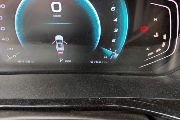 Used CHANGAN OSHAN X5 2021 1.5T DCT Prestige Edition Odometer Close Up