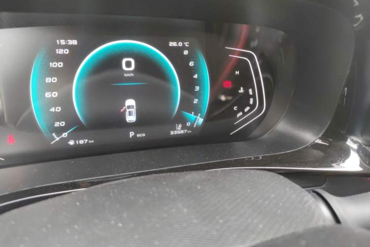 Used CHANGAN OSHAN X5 2021 1.5T DCT Flagship Edition Odometer Close Up