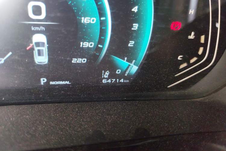 Used CHANGAN OSHAN X5 2021 1.5T DCT Flagship Edition Odometer Close Up