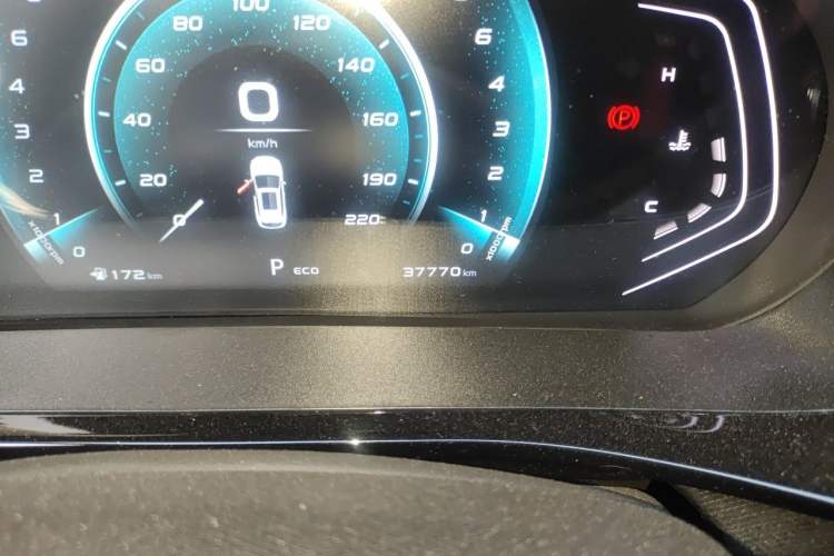 Used CHANGAN OSHAN X5 2021 1.5T DCT Prestige Edition Odometer Close Up