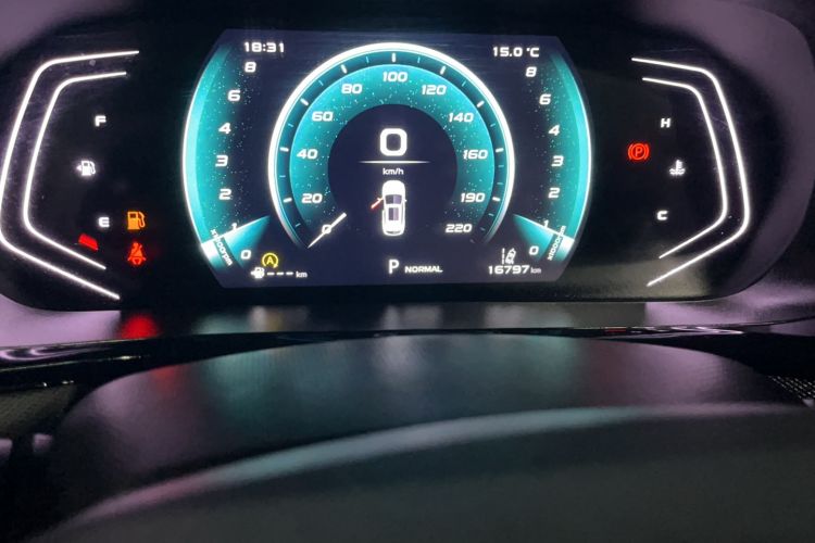 Used CHANGAN OSHAN X5 2021 1.5T DCT Flagship Edition Odometer Close Up