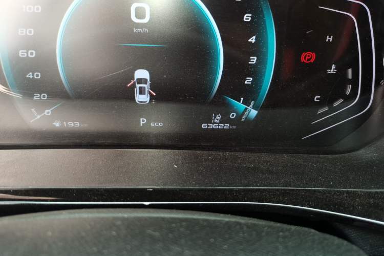 Used CHANGAN OSHAN X5 2021 1.5T DCT Flagship Edition Odometer Close Up