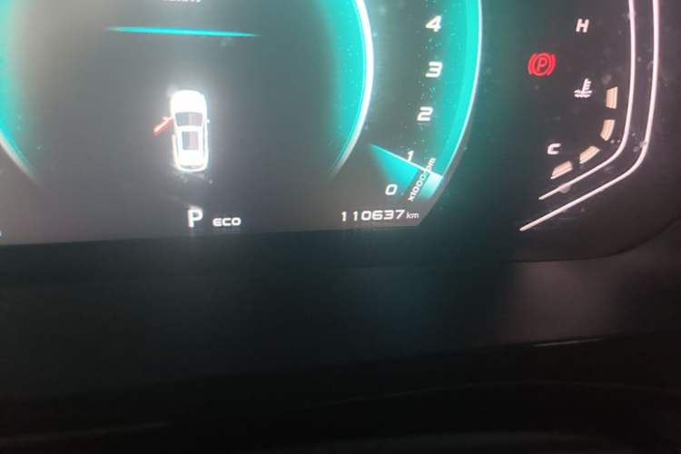Used CHANGAN OSHAN X5 2021 1.5T DCT Prestige Edition Odometer Close Up