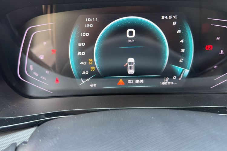 Used CHANGAN OSHAN X5 2021 1.5T DCT Flagship Edition Odometer Close Up