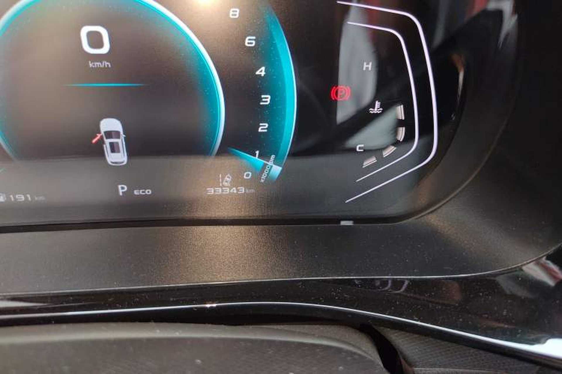 Used CHANGAN OSHAN X5 2021 1.5T DCT Flagship Edition Odometer Close Up