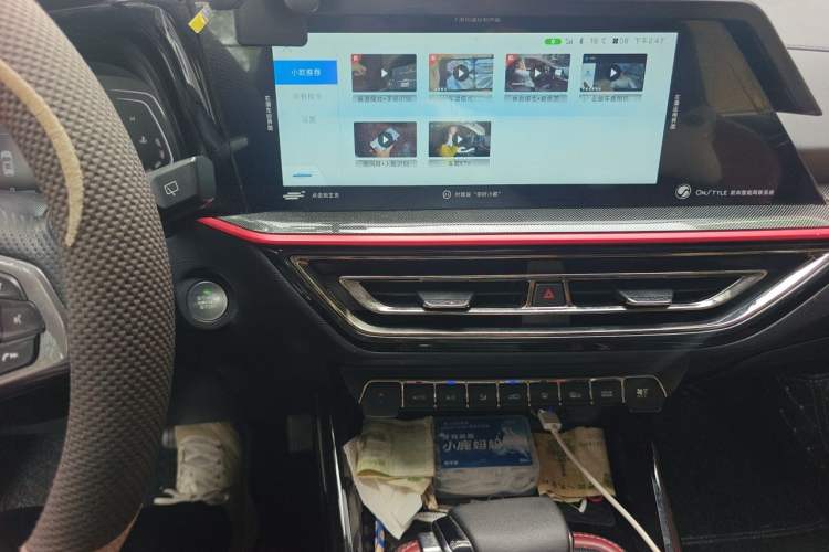 Used CHANGAN OSHAN X5 2021 1.5T DCT Flagship Edition Audio And AC Panel